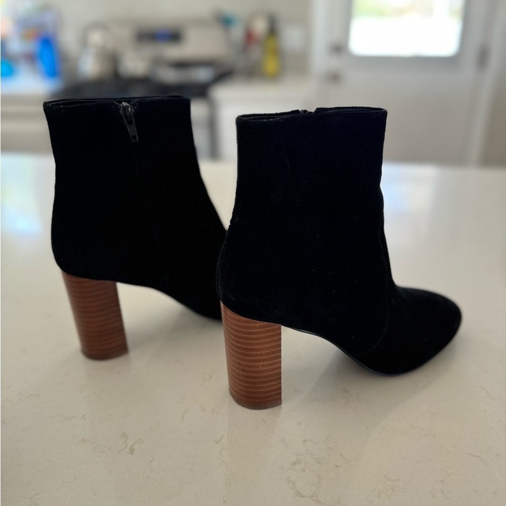 Jeffrey Campbell Priana Bootie Boots Black Suede size 7